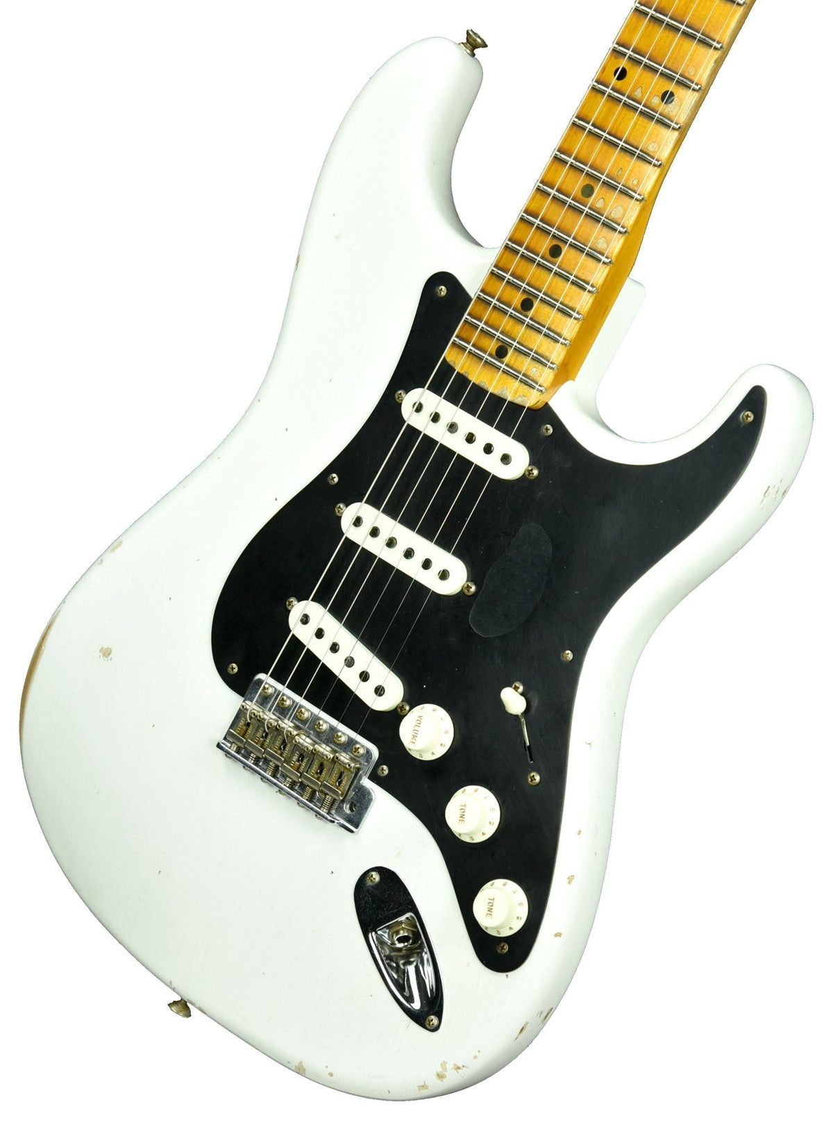 Fender Custom Shop Ancho Poblano Stratocaster Relic in Opaque White Blonde CZ544942