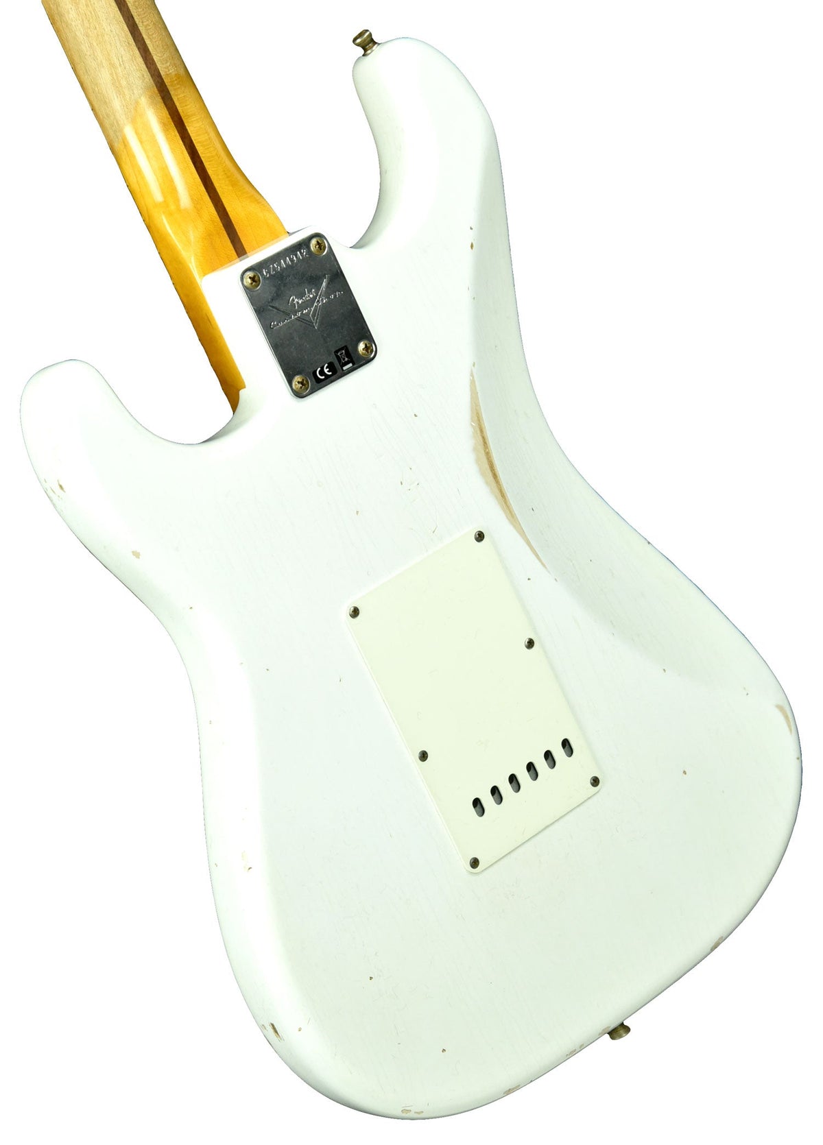 Fender Custom Shop Ancho Poblano Stratocaster Relic in Opaque White Blonde CZ544942
