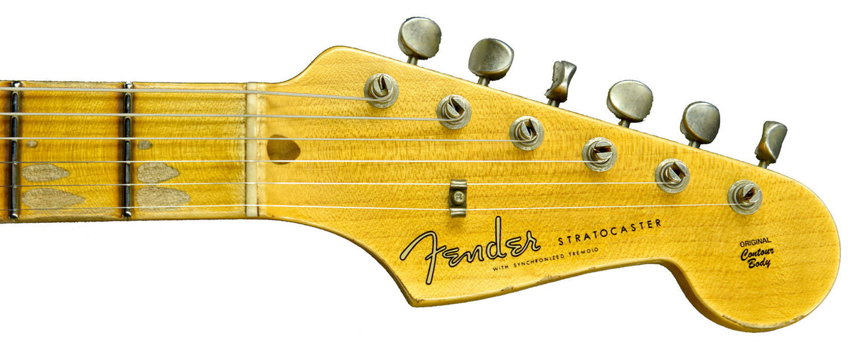Fender Custom Shop Ancho Poblano Stratocaster Relic in Opaque White Blonde CZ544942