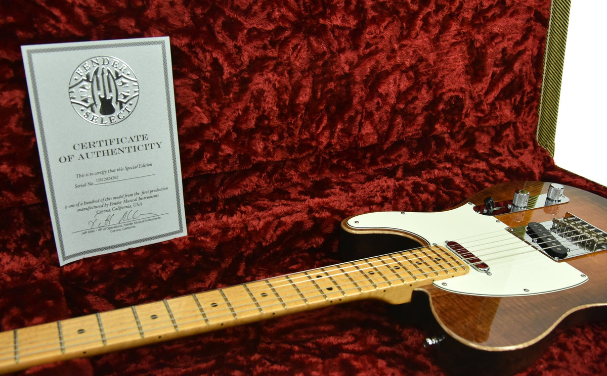 Used Fender American Select Telecaster in Violin Burst US12024262