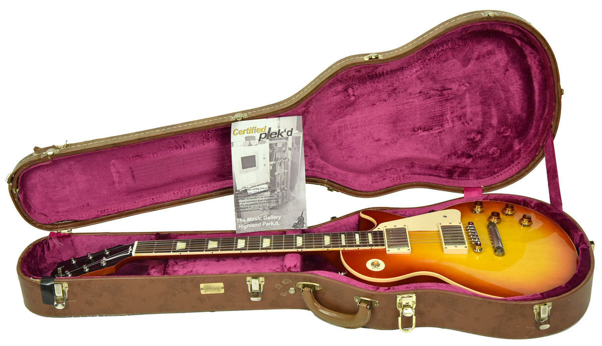 Used Gibson Custom 1958 Les Paul Standard Reissue in Heritage Cherry Sunburst 821515