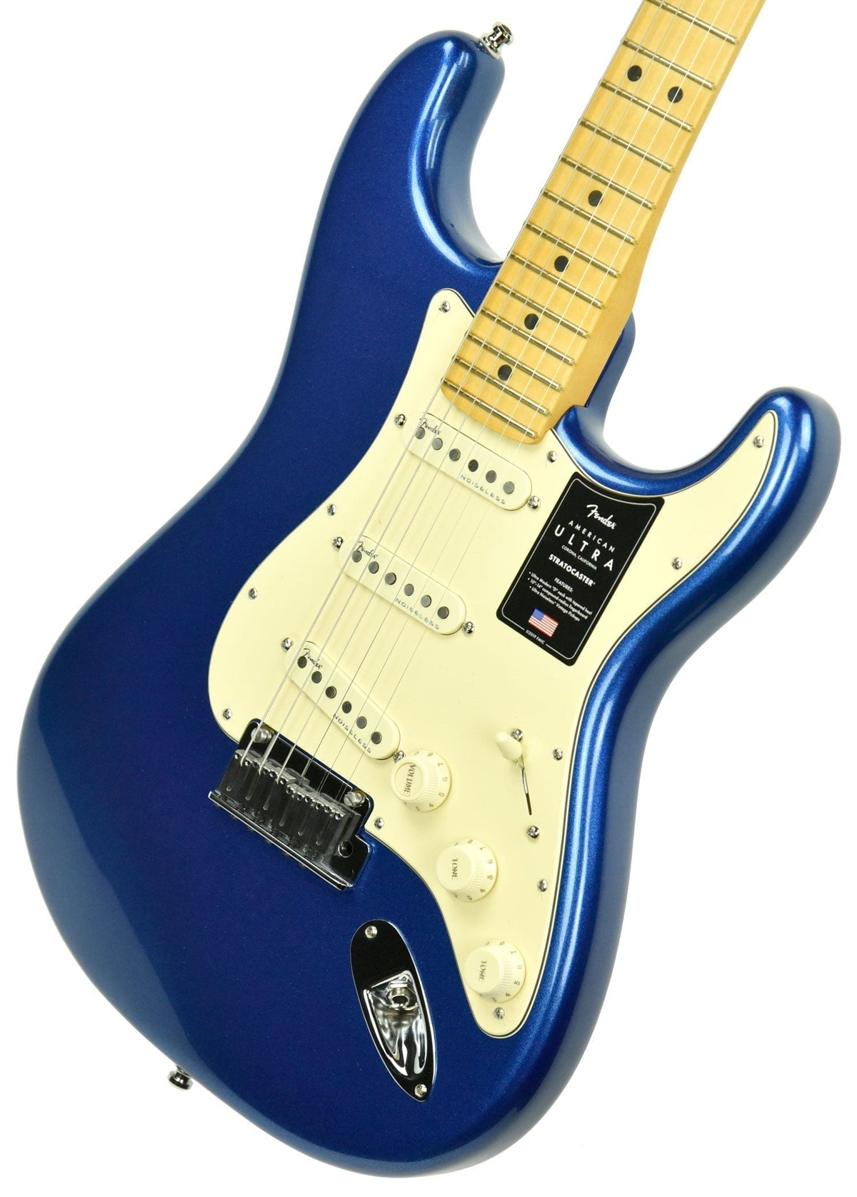 Fender American Ultra Stratocaster in Cobra Blue US19096856
