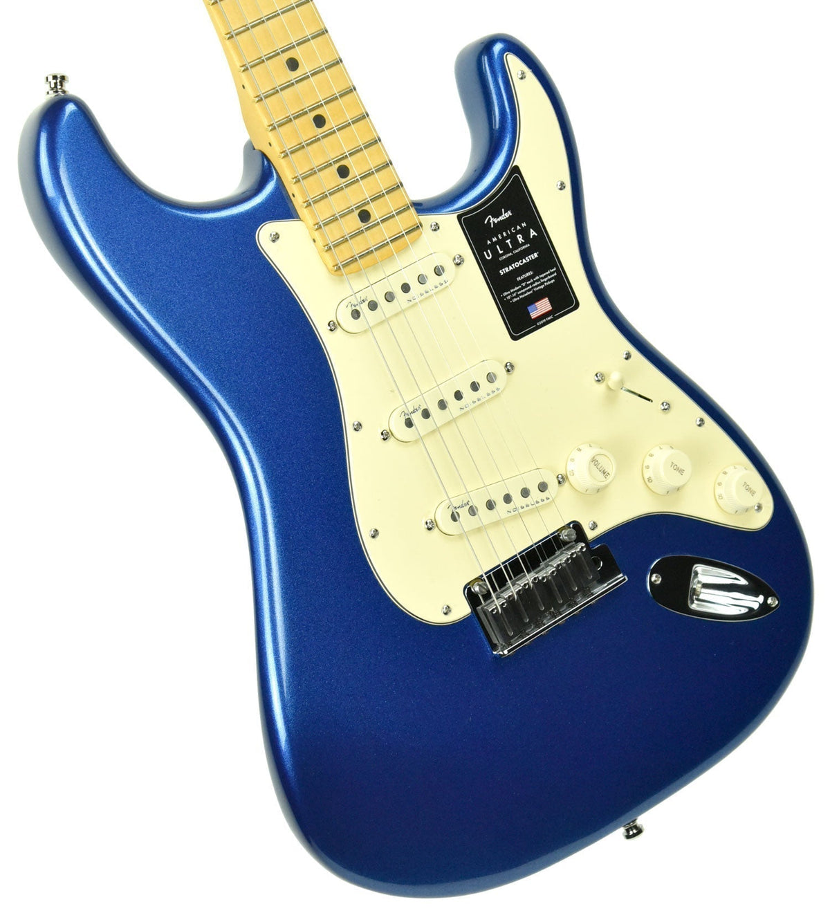Fender American Ultra Stratocaster in Cobra Blue US19096856