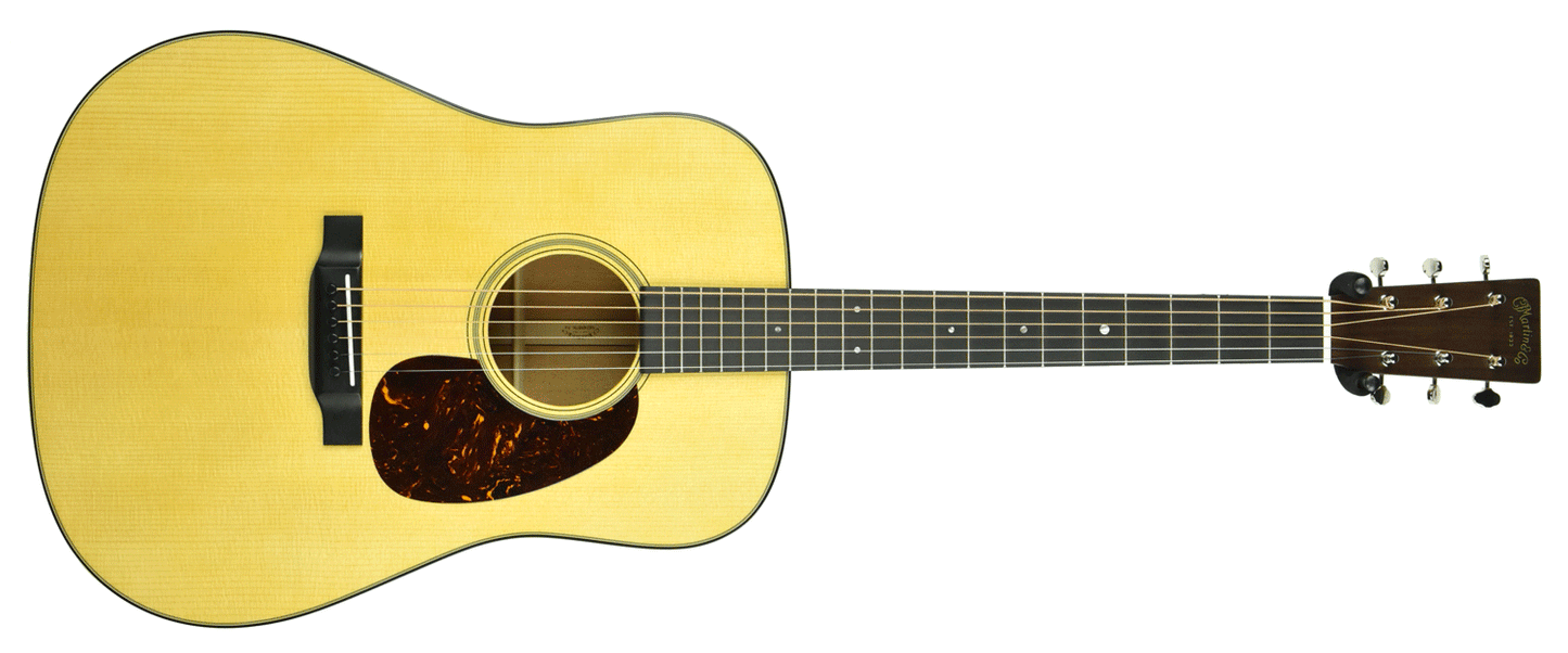 Martin D-18 Acoustic Guitar in Natural 2339388