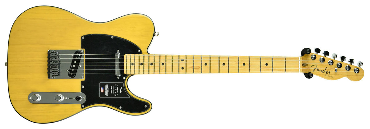 Fender American Ultra Telecaster in Butterscotch Blonde US19079457