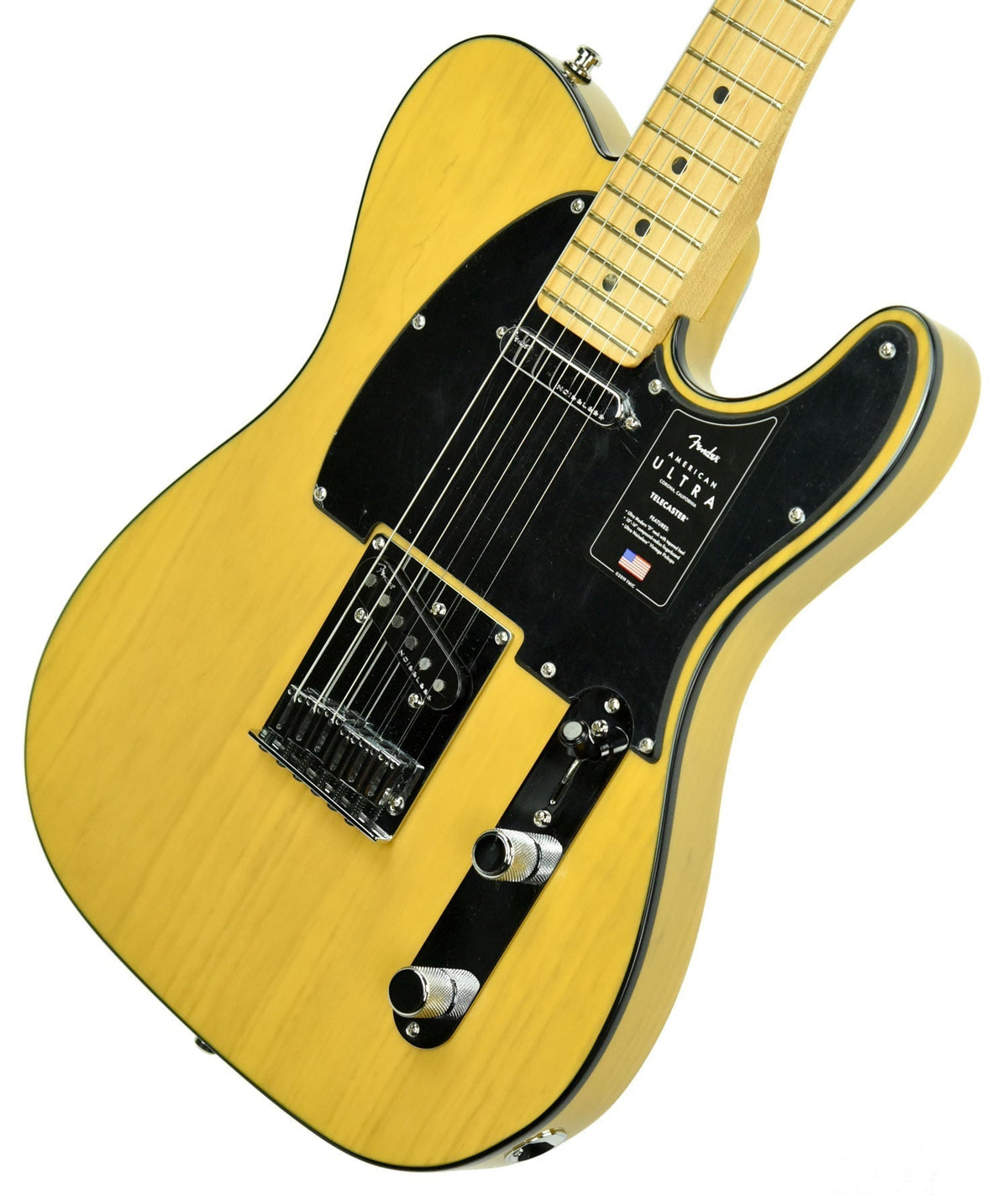 Fender American Ultra Telecaster in Butterscotch Blonde US19079457