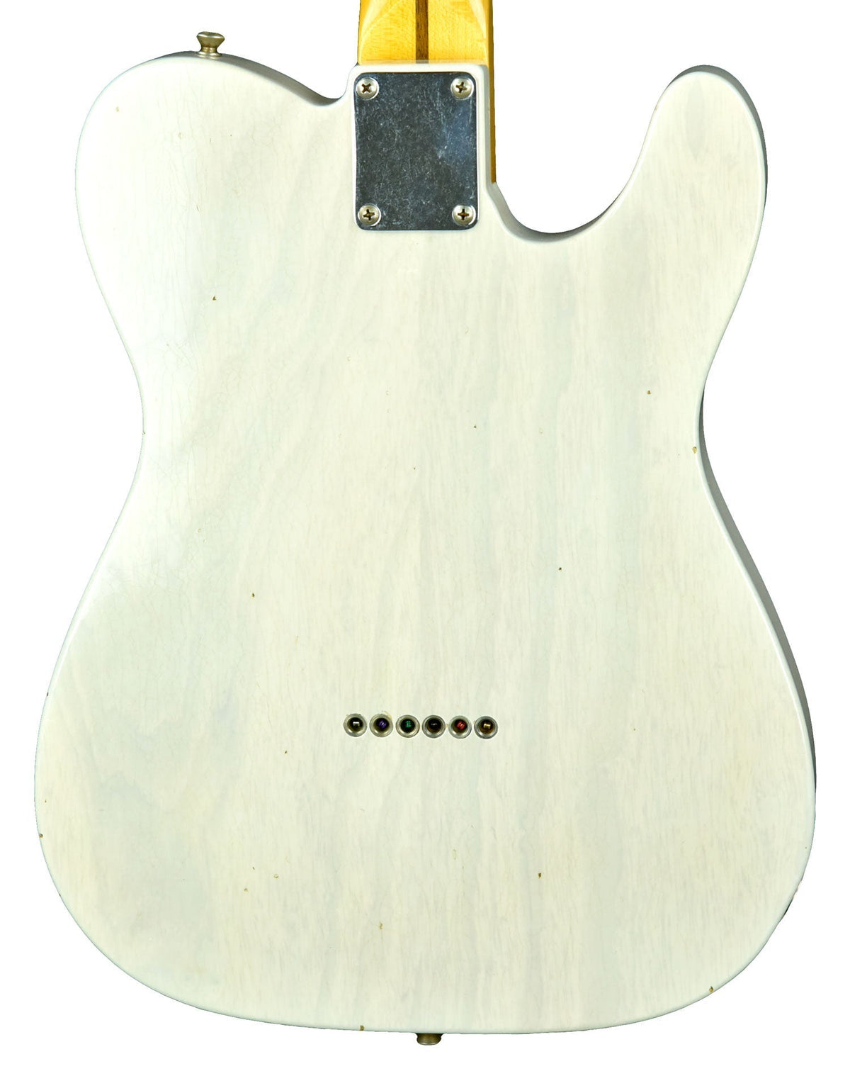 Used Fender Custom Shop 52 Telecaster Lefty Strung Righty Journeyman Relic in White Blonde R100193