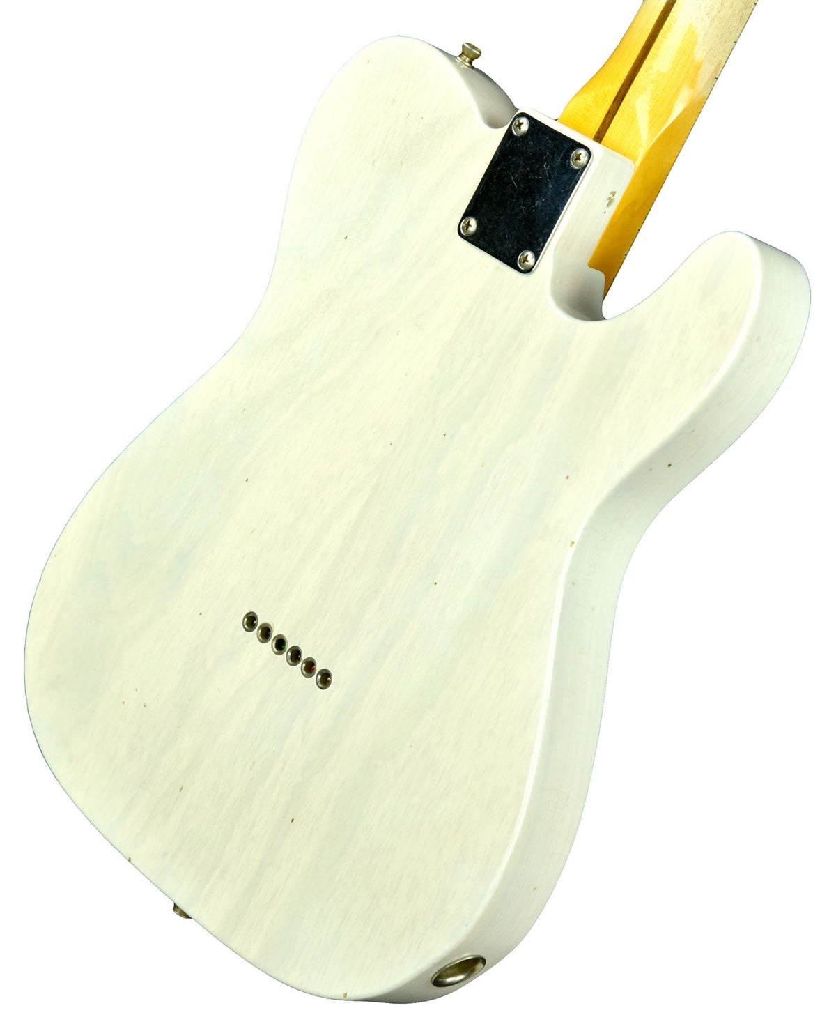 Used Fender Custom Shop 52 Telecaster Lefty Strung Righty Journeyman Relic in White Blonde R100193