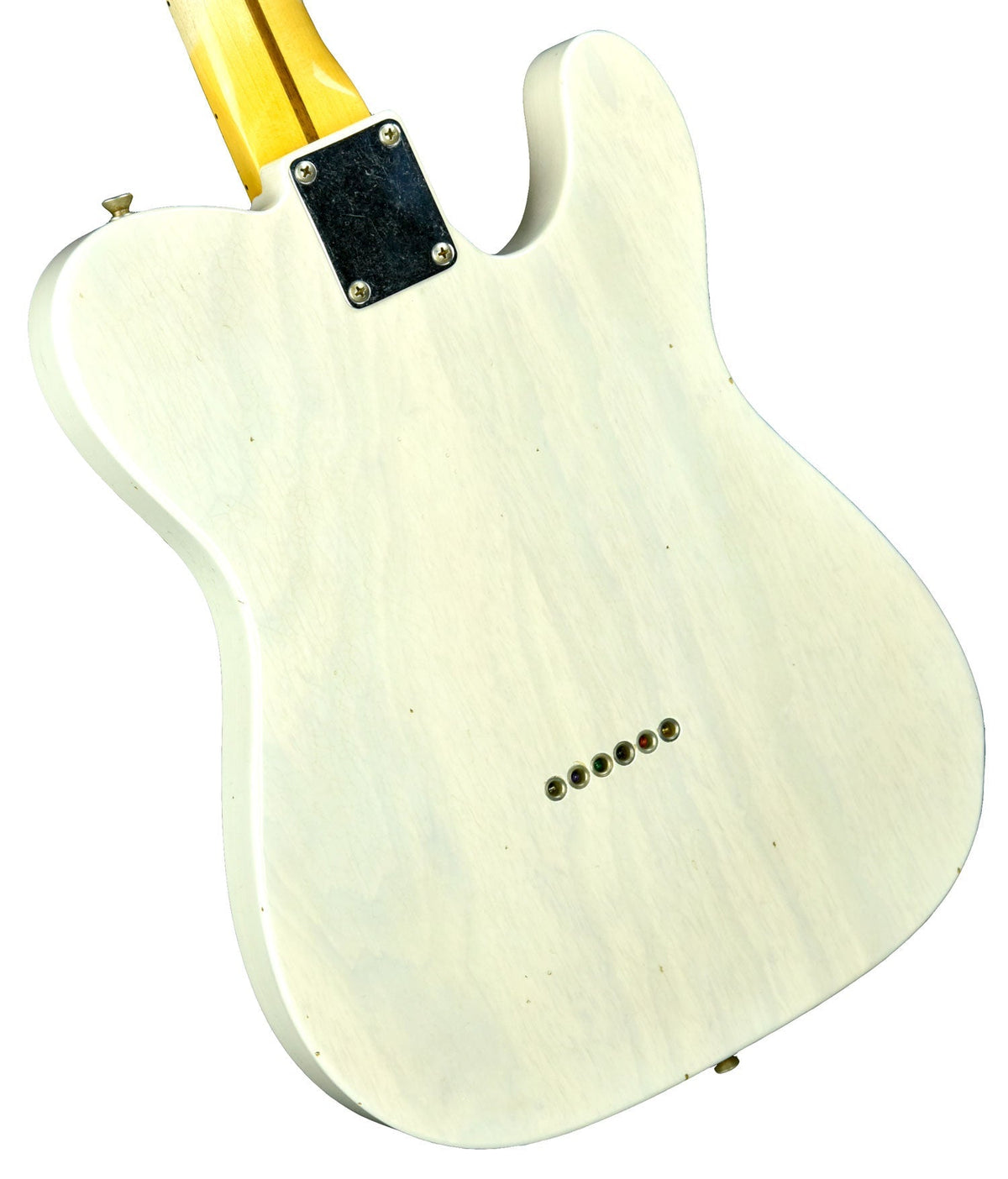 Used Fender Custom Shop 52 Telecaster Lefty Strung Righty Journeyman Relic in White Blonde R100193