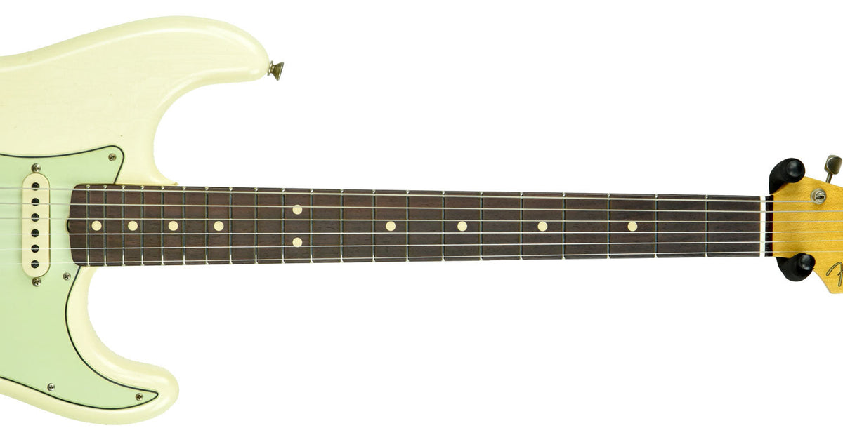 Fender Custom Shop 63 Stratocaster Journeyman Relic in Vintage White R103716