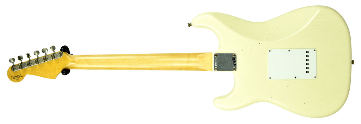 Fender Custom Shop 63 Stratocaster Journeyman Relic in Vintage White R103716