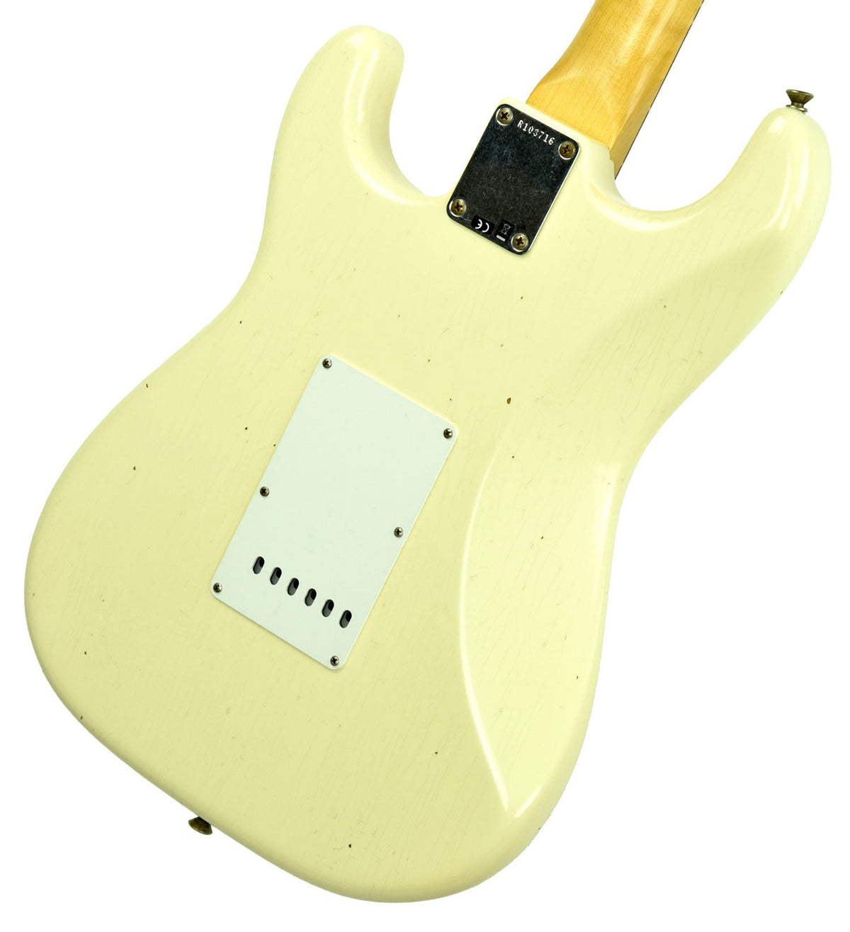 Fender Custom Shop 63 Stratocaster Journeyman Relic in Vintage White R103716