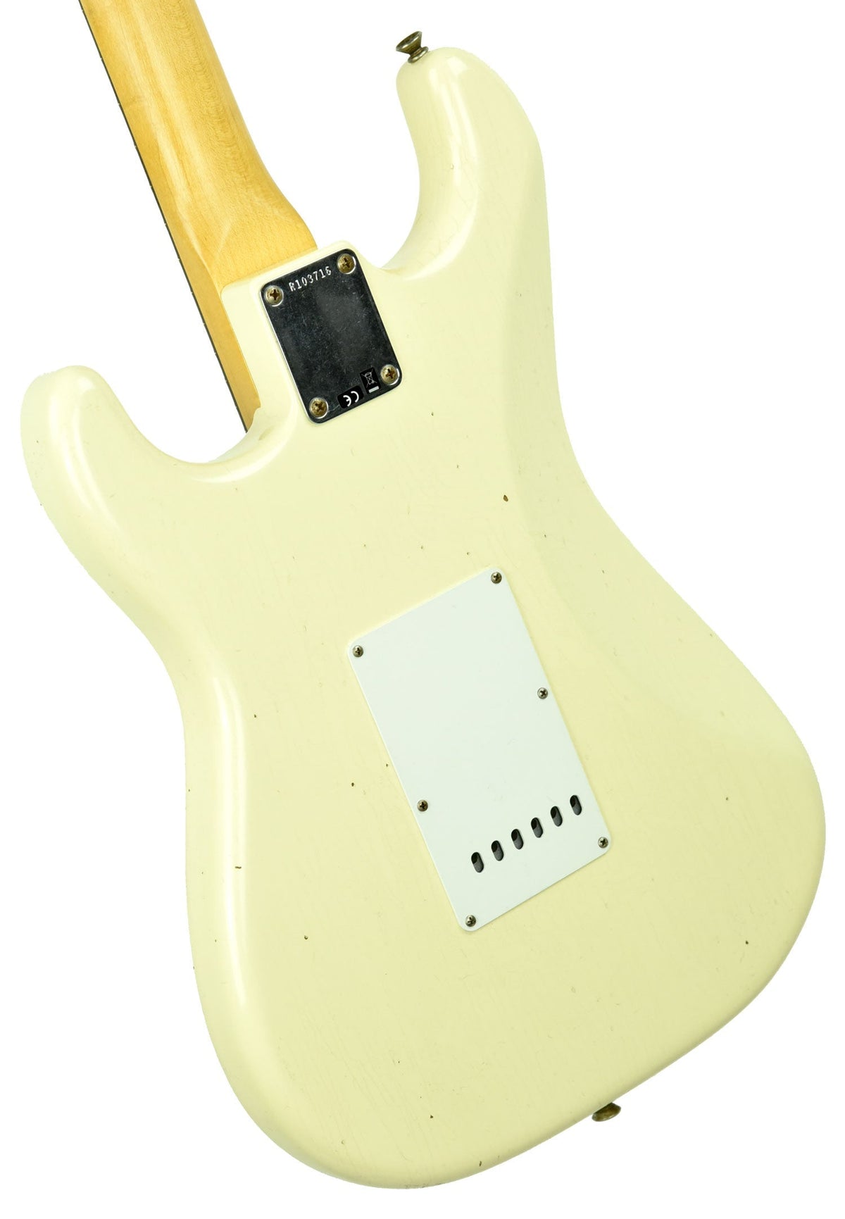 Fender Custom Shop 63 Stratocaster Journeyman Relic in Vintage White R103716