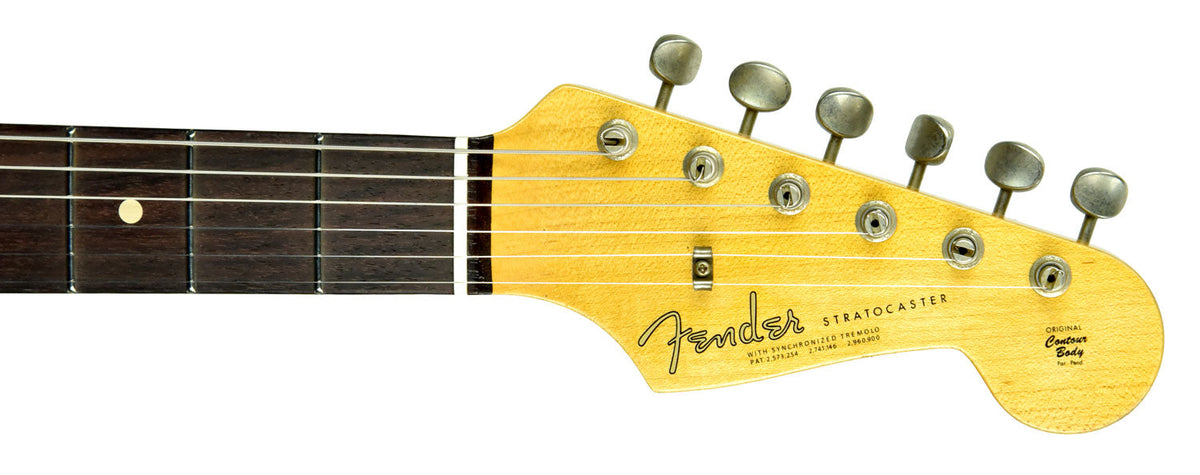 Fender Custom Shop 63 Stratocaster Journeyman Relic in Vintage White R103716