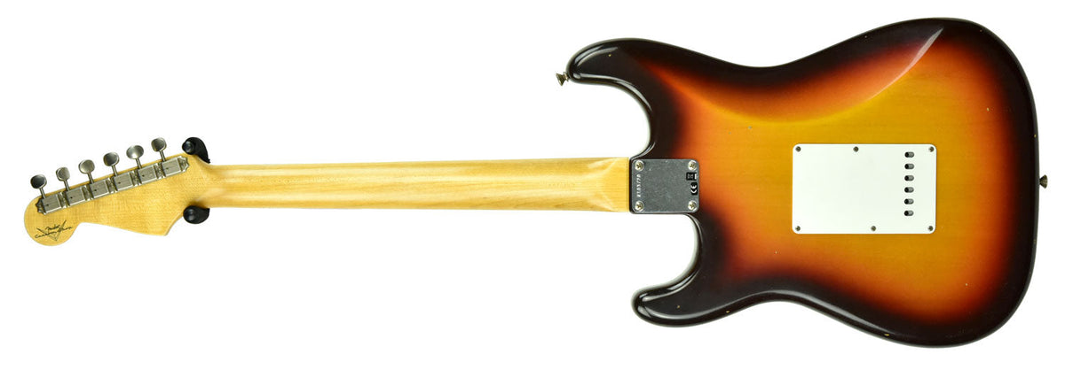 Fender Custom Shop 63 Stratocaster Journeyman Relic Chocolate Three Tone Sunburst R103720