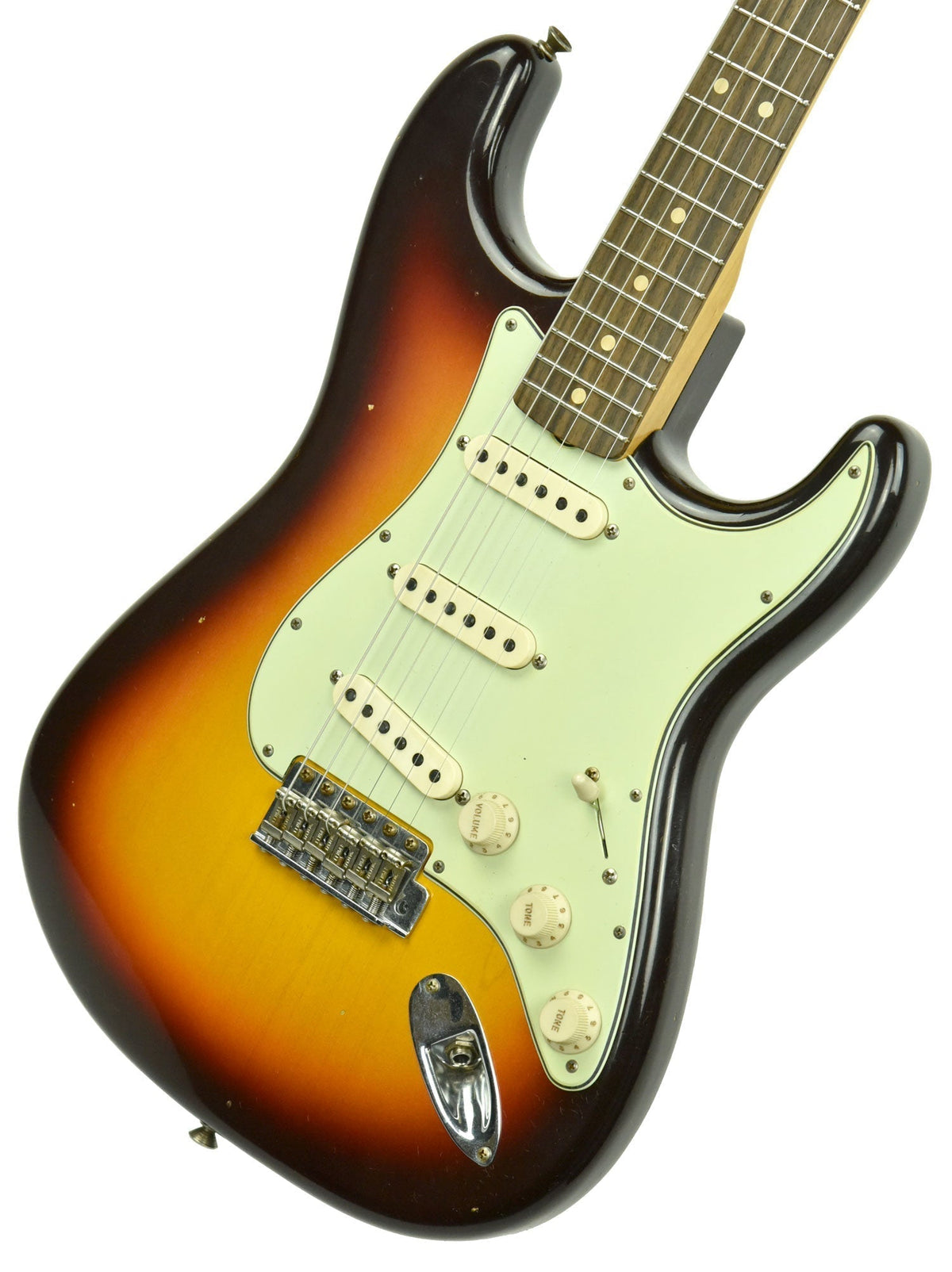 Fender Custom Shop 63 Stratocaster Journeyman Relic Chocolate Three Tone Sunburst R103720