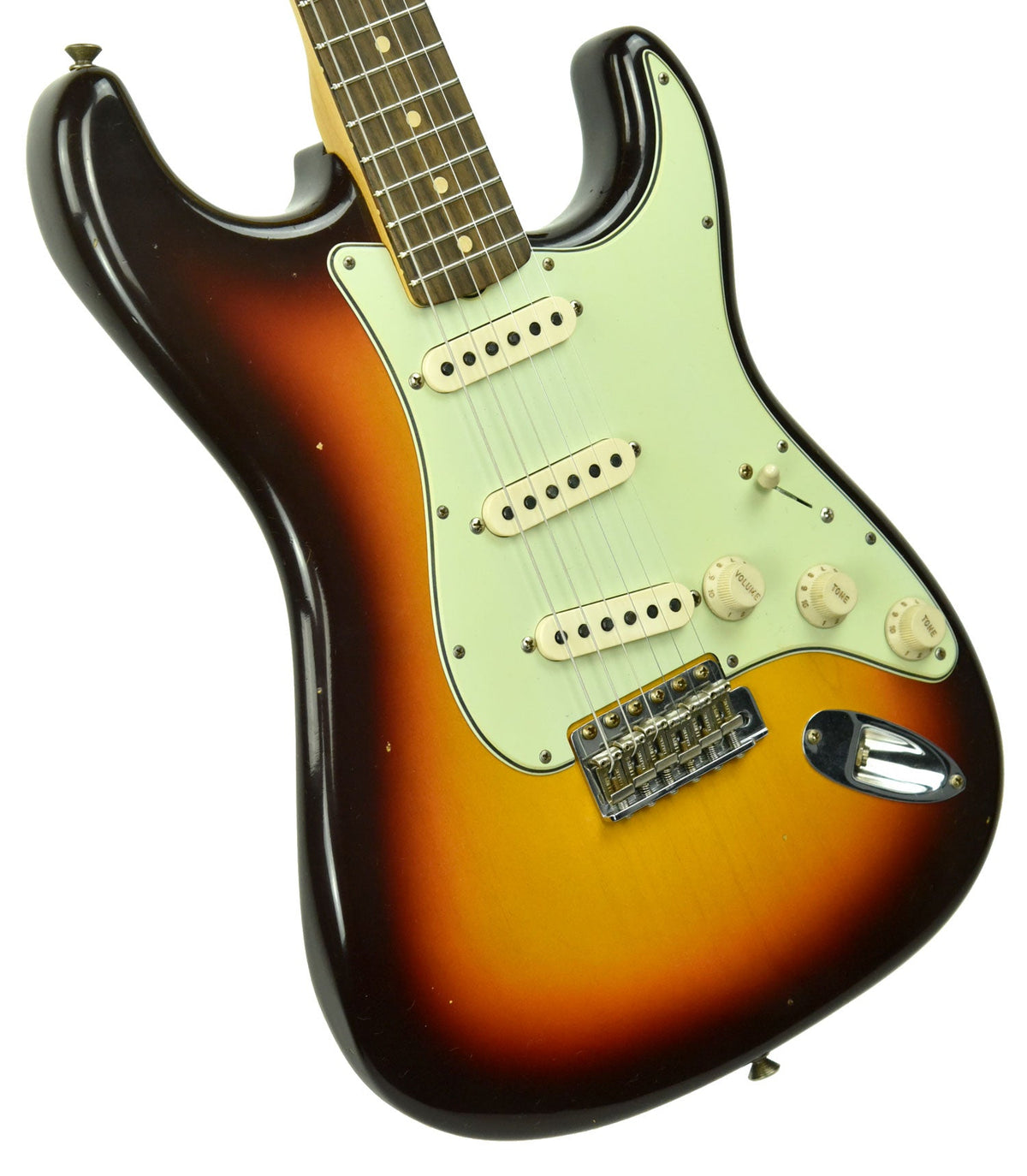 Fender Custom Shop 63 Stratocaster Journeyman Relic Chocolate Three Tone Sunburst R103720