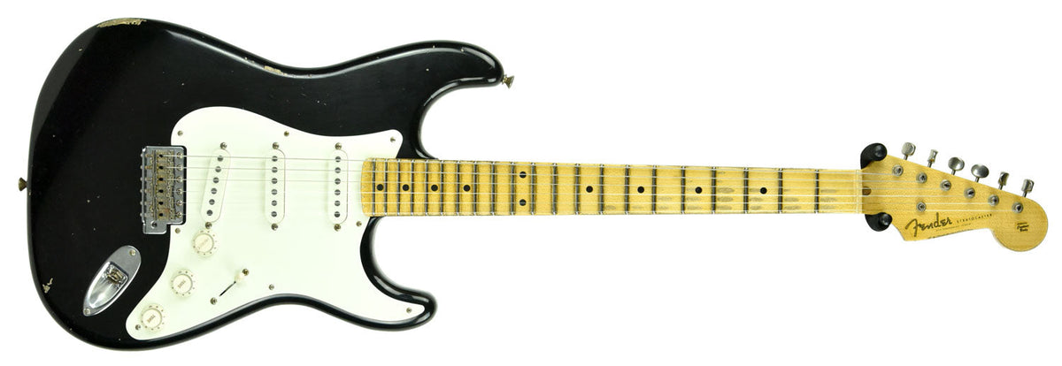 Fender Custom Shop 1956 Stratocaster Relic Masterbuilt by Carlos Lopez in Black CZ544455 Only 6 months old