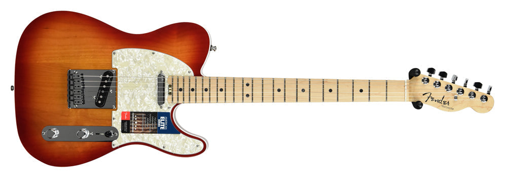 Fender® American Elite Telecaster in Aged Cherry Burst US18064767