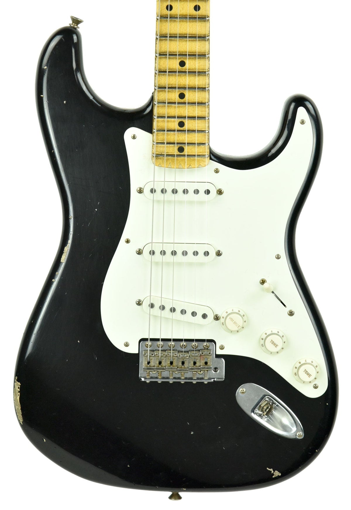 Fender Custom Shop 1956 Stratocaster Relic Masterbuilt by Carlos Lopez in Black CZ544455 Only 6 months old