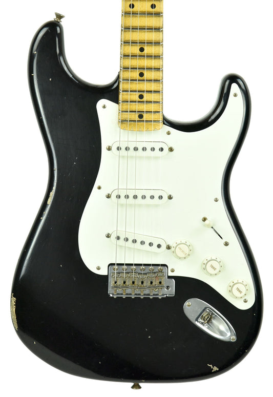 Fender Custom Shop 1956 Stratocaster Relic Masterbuilt by Carlos Lopez in Black CZ544455 Only 6 months old