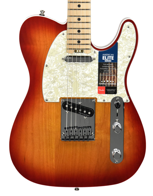 Fender® American Elite Telecaster in Aged Cherry Burst US18064767