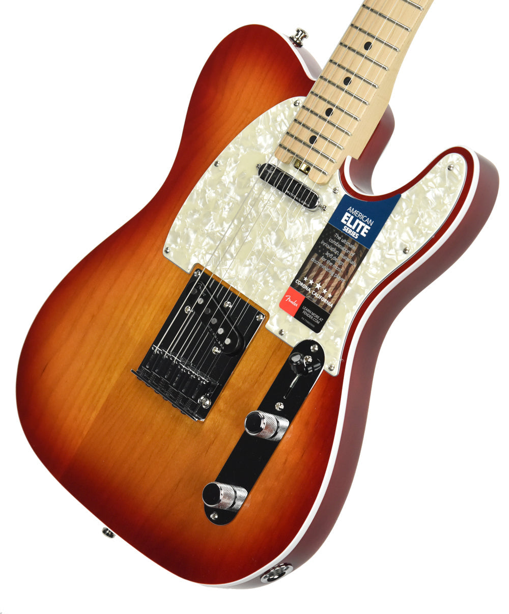 Fender® American Elite Telecaster in Aged Cherry Burst US18064767