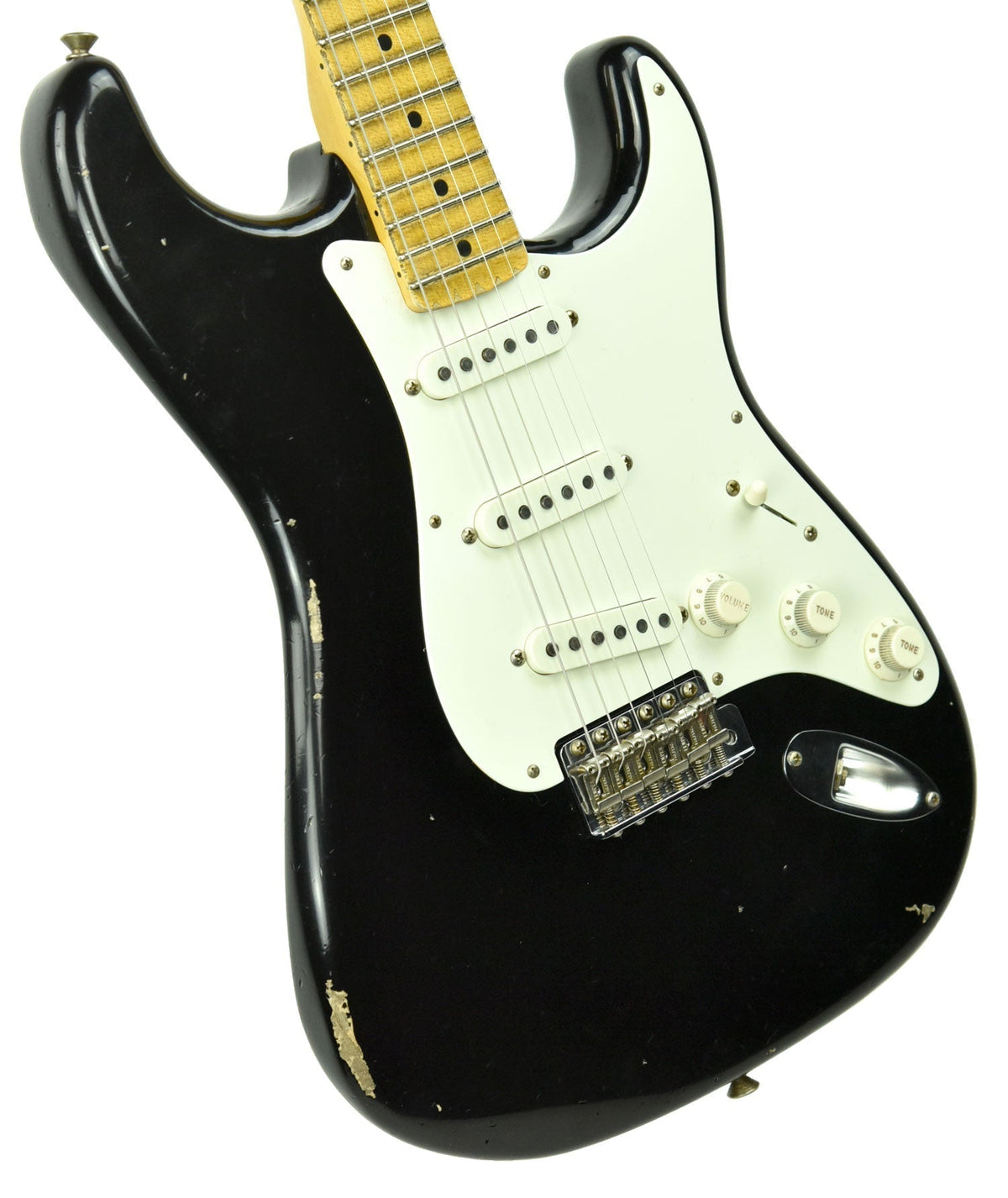 Fender Custom Shop 1956 Stratocaster Relic Masterbuilt by Carlos Lopez in Black CZ544455 Only 6 months old