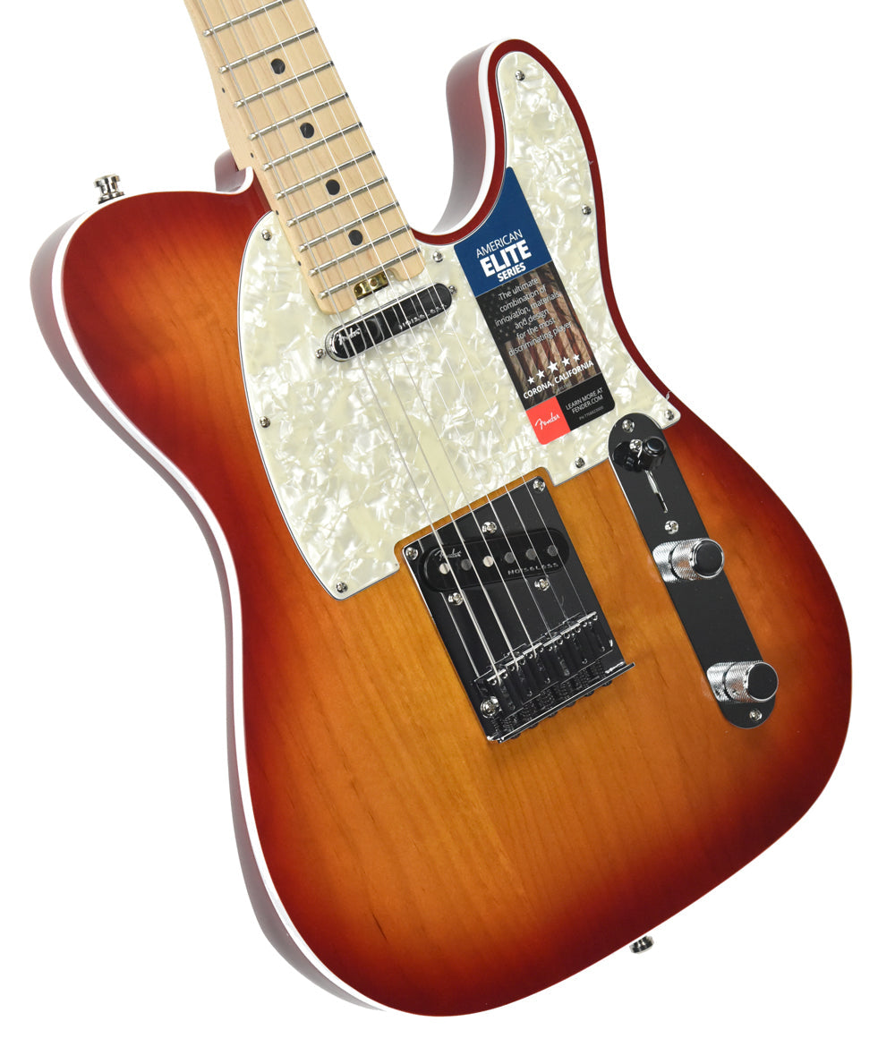 Fender® American Elite Telecaster in Aged Cherry Burst US18064767