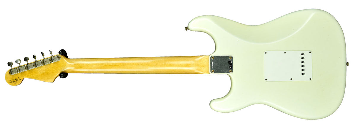 Fender Custom Shop 63 Stratocaster Journeyman Relic in Aged Olympic White R103407