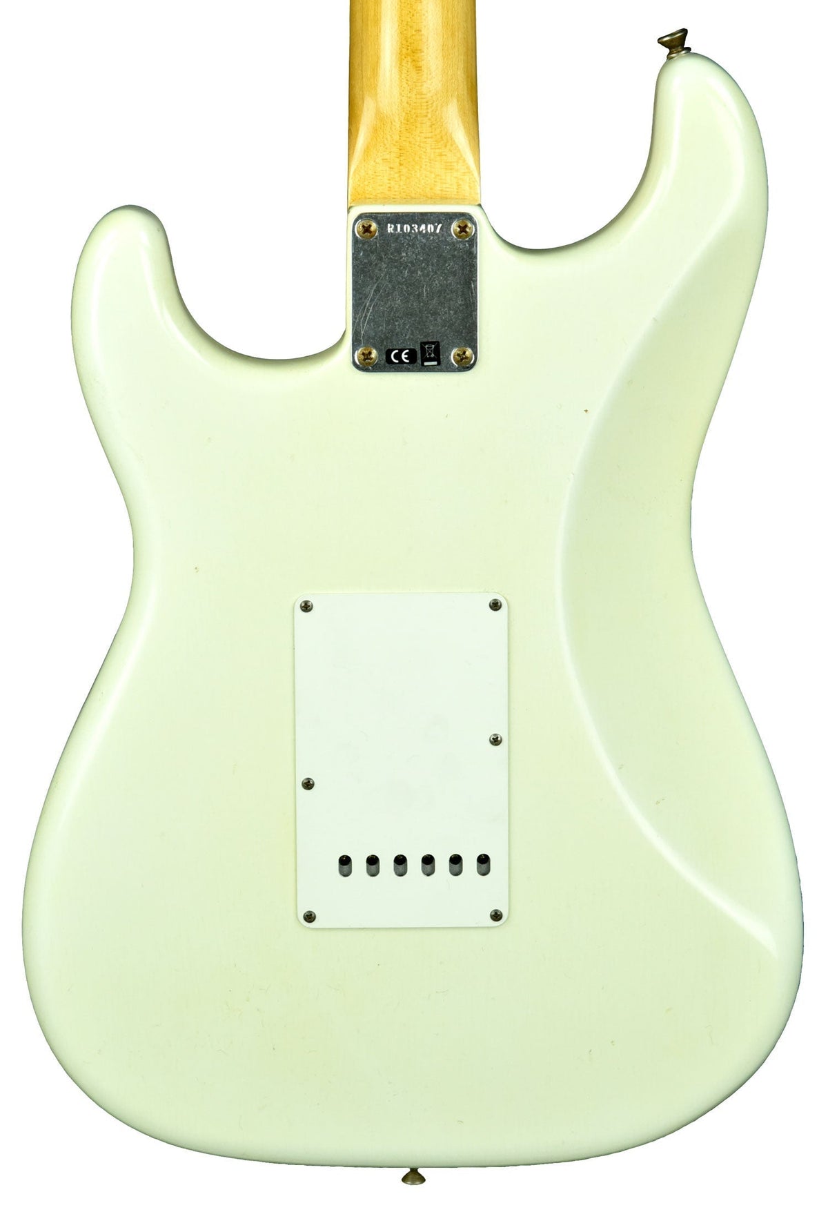 Fender Custom Shop 63 Stratocaster Journeyman Relic in Aged Olympic White R103407