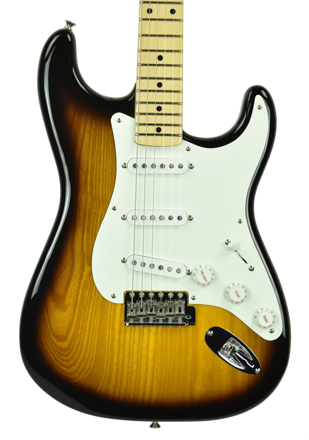 Used Fender American Vintage '56 Stratocaster "Thin Skin" in 2 Tone Sunburst  V1740461