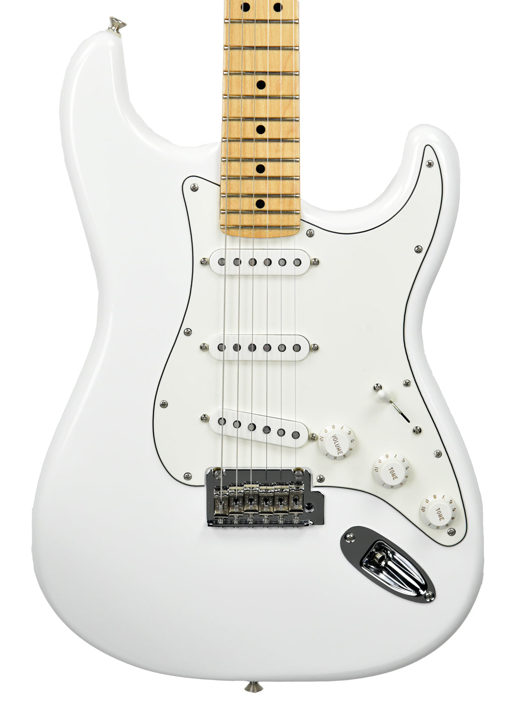 Fender® Player Stratocaster Electric Guitar in Polar White MX18130099