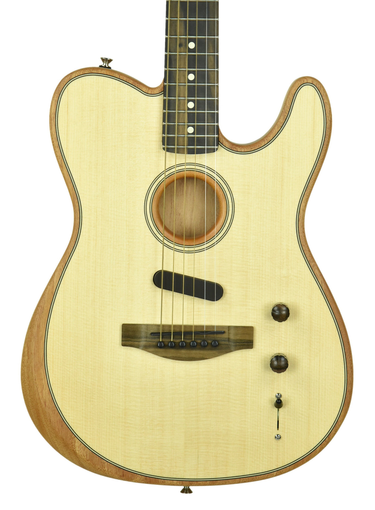 Fender American Acoustasonic Telecaster in Natural US193231