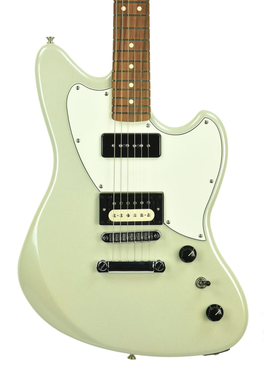 Fender Guitars The Powercaster in White Opal MX18184102