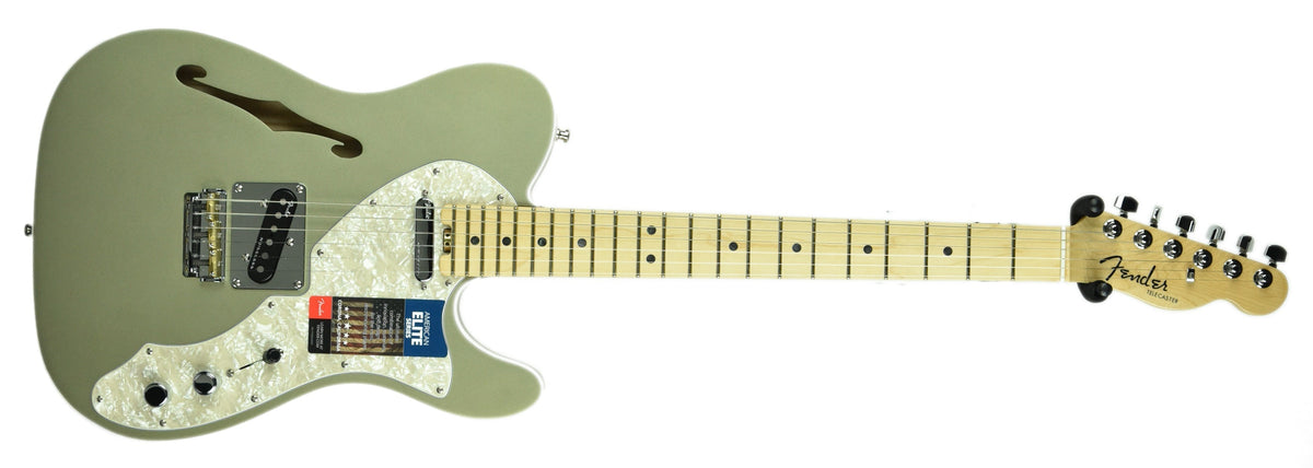 Fender American Elite Telecaster Thinline Satin Jade Pearl Metallic US19074199