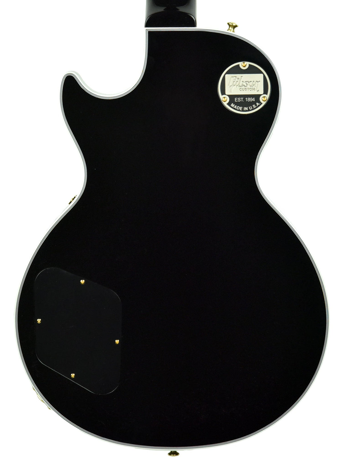 Gibson Custom Les Paul Custom in Ebony w/ Ebony Fingerboard CS901519