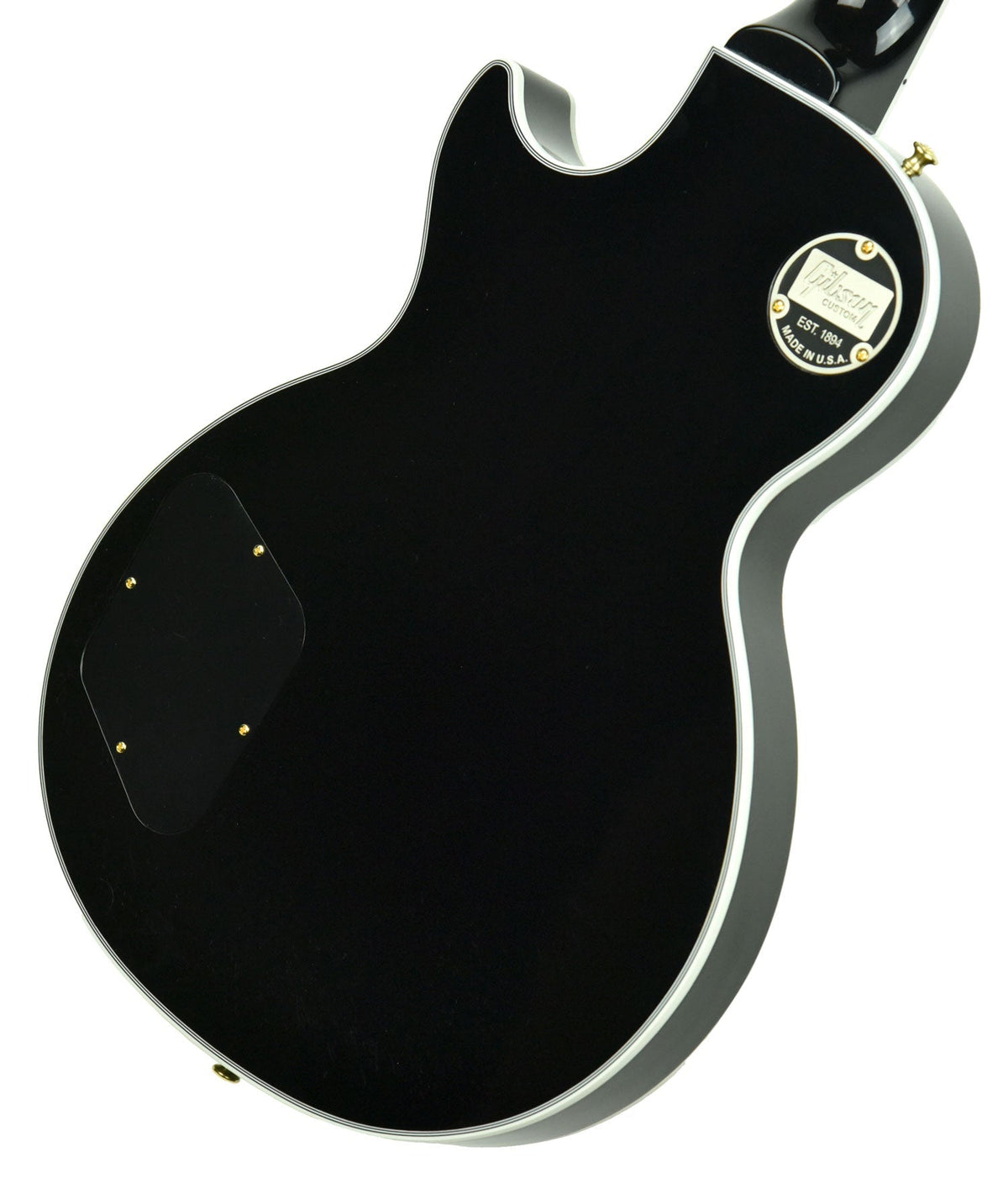 Gibson Custom Les Paul Custom in Ebony w/ Ebony Fingerboard CS901519
