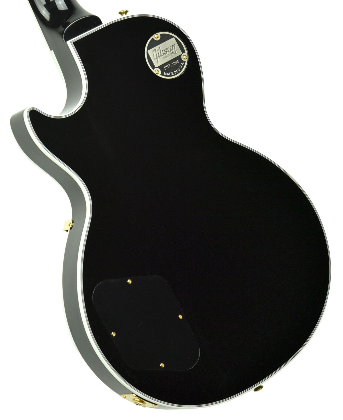 Gibson Custom Les Paul Custom in Ebony w/ Ebony Fingerboard CS901519