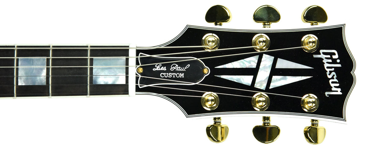 Gibson Custom Les Paul Custom in Ebony w/ Ebony Fingerboard CS901519
