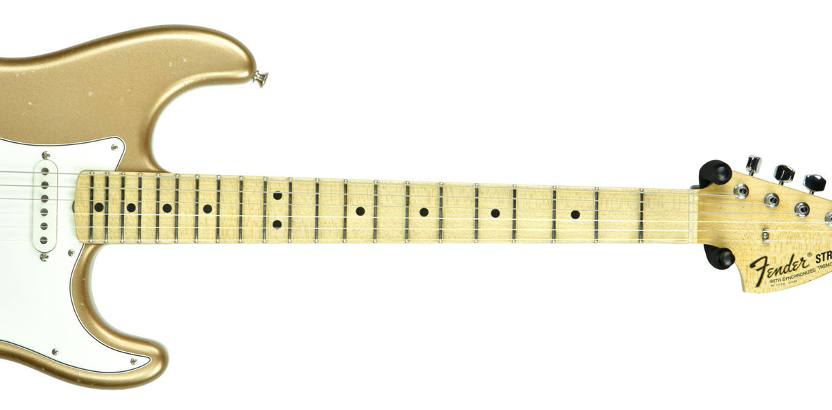 Used Fender Custom Shop Builder's Select 69 Strat Relic Masterbuilt by Greg Fessler in Firemist Gold Metallic R84024