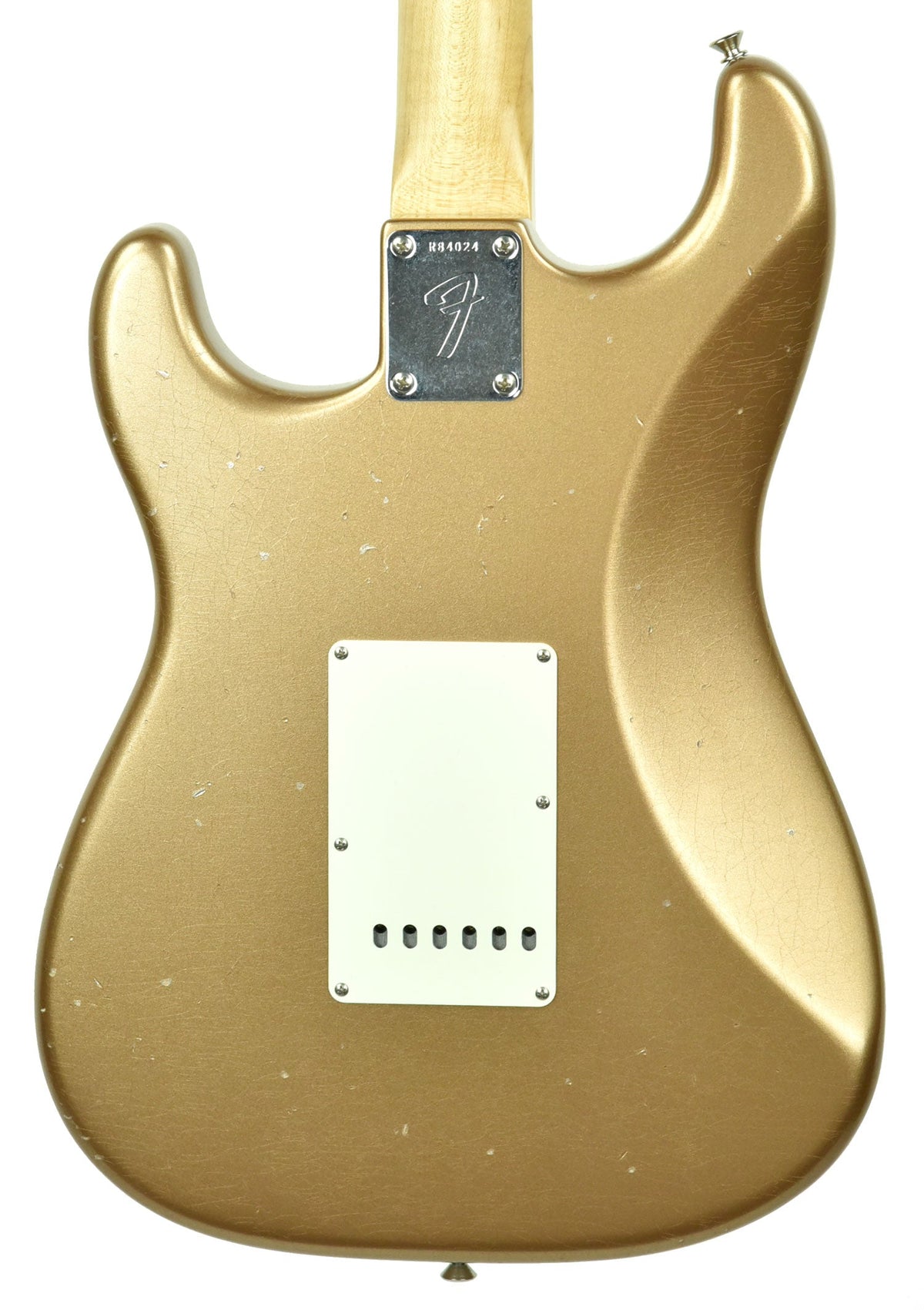 Used Fender Custom Shop Builder's Select 69 Strat Relic Masterbuilt by Greg Fessler in Firemist Gold Metallic R84024