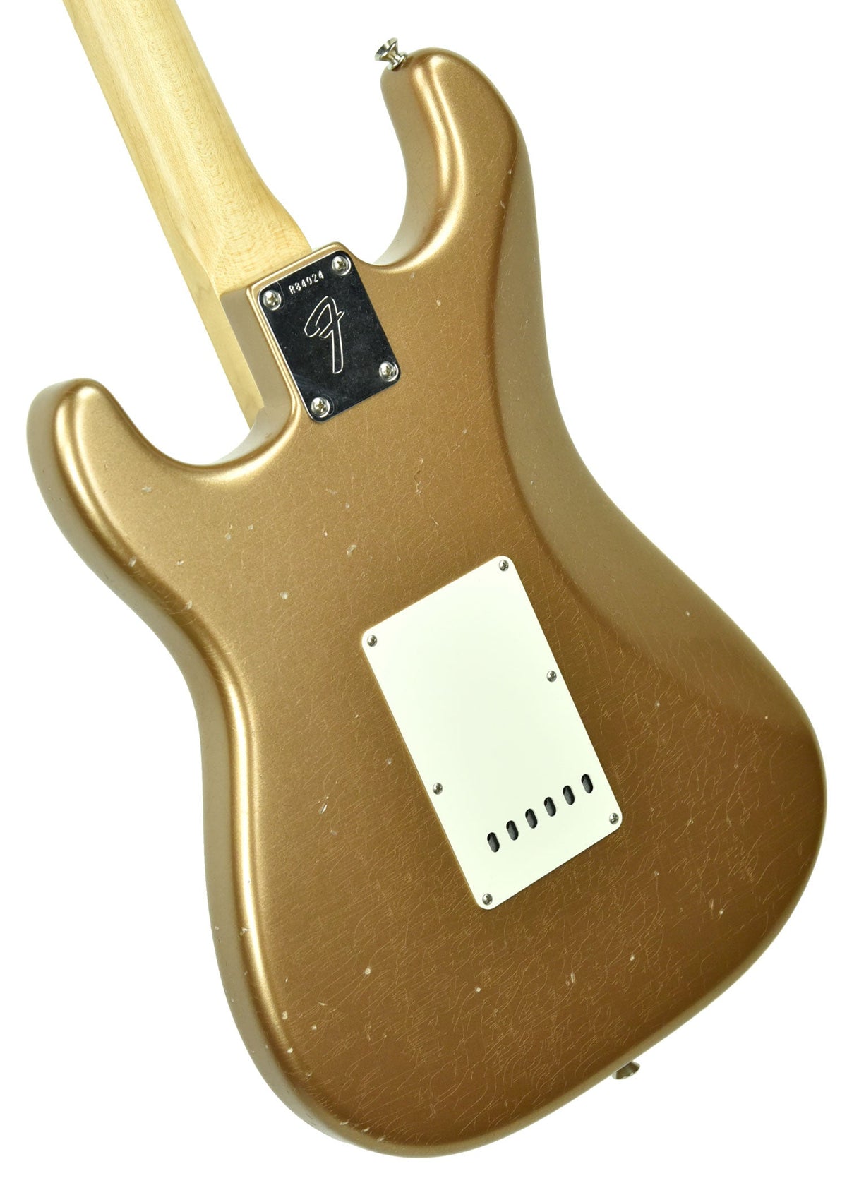 Used Fender Custom Shop Builder's Select 69 Strat Relic Masterbuilt by Greg Fessler in Firemist Gold Metallic R84024