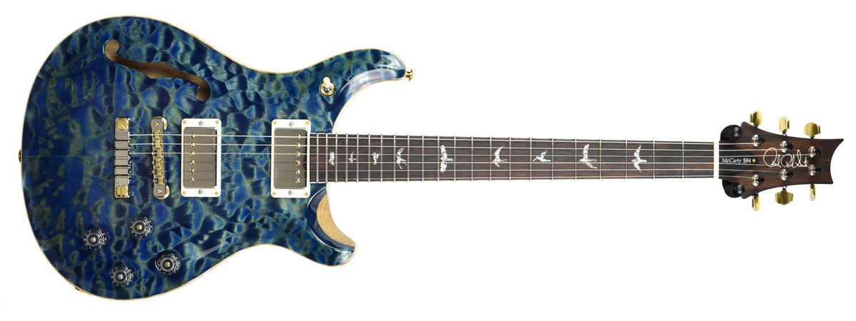 PRS Wood Library McCarty 594 Semi Hollow in River Blue 18261037