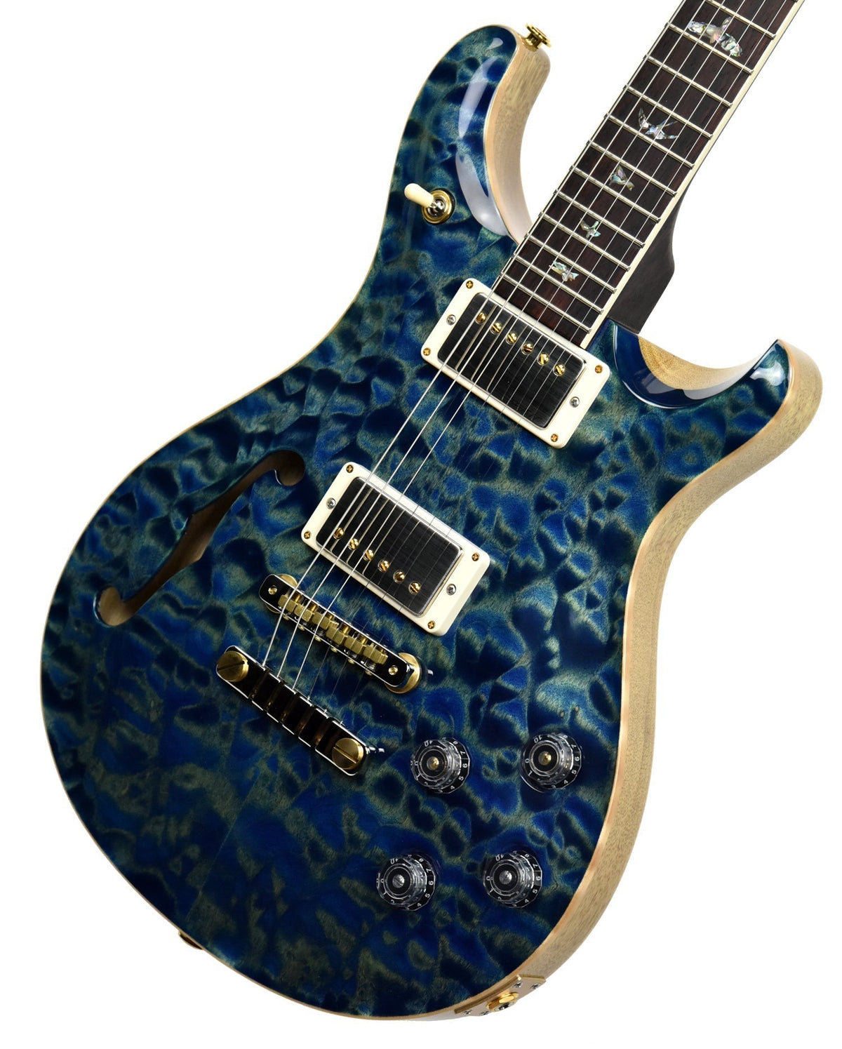 PRS Wood Library McCarty 594 Semi Hollow in River Blue 18261037