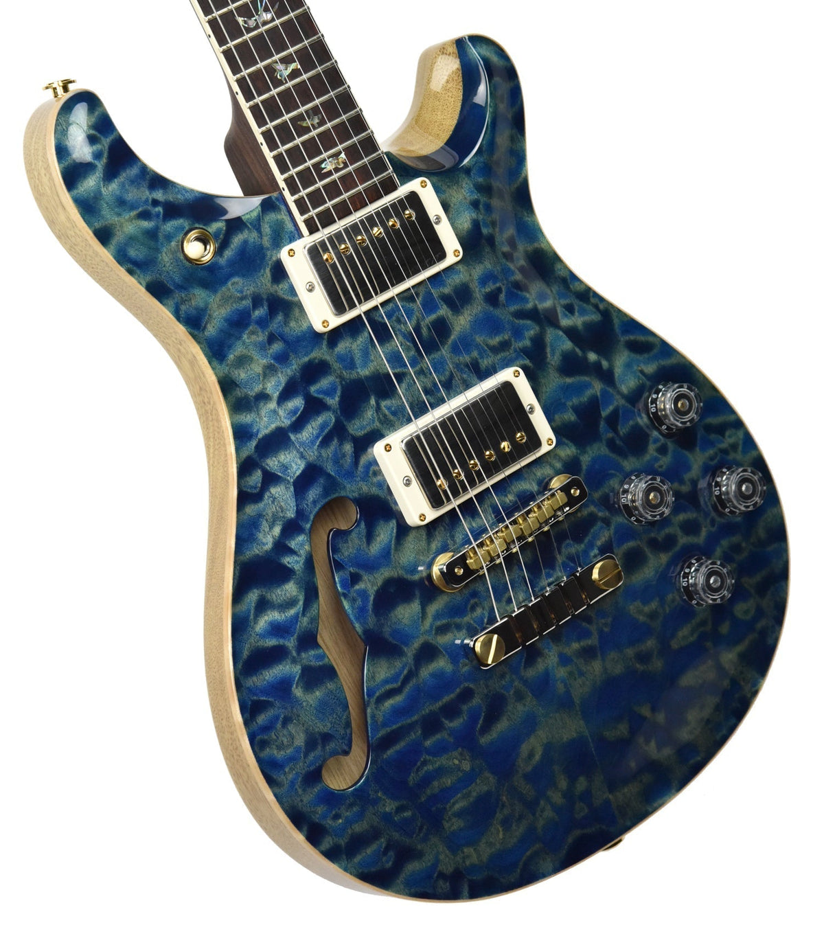 PRS Wood Library McCarty 594 Semi Hollow in River Blue 18261037