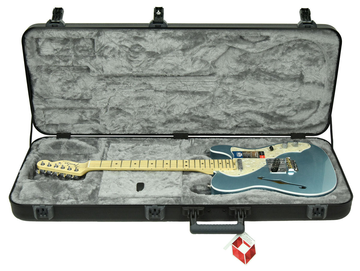 Fender American Elite Telecaster Thinline in Mystic Ice Blue US19046279