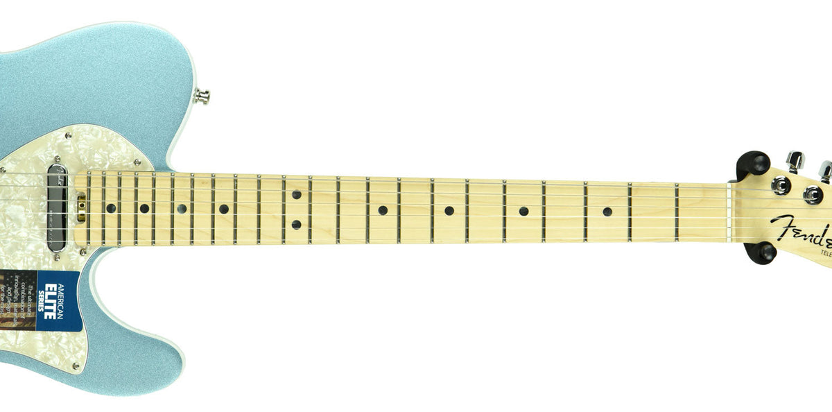 Fender American Elite Telecaster Thinline in Mystic Ice Blue US19046279