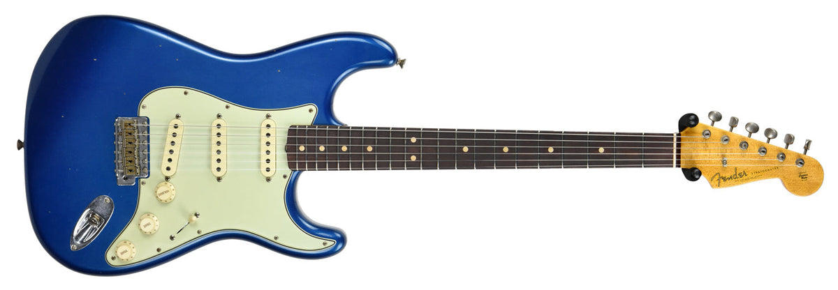 Fender Custom Shop 1963 Stratocaster Journeyman Relic in Aqua Marine Metallic R90637