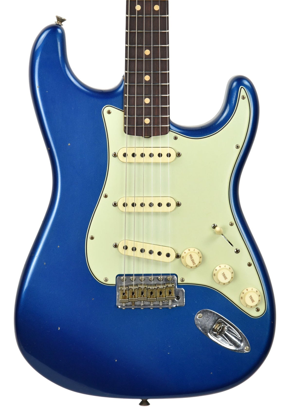 Fender Custom Shop 1963 Stratocaster Journeyman Relic in Aqua Marine Metallic R90637